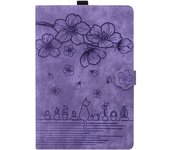 Case For iPad 10th 9th 8th 7th 6th 5th Generation Embossed Flower PU Leather Stand Wallet For iPad Pro 11 Pro 10 5 Air 5/4/3/2/1