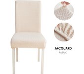 Funda de Silla de Tela Jacquard Fundas de Silla de Tamaño Universal para Comedor Banquete de Oficina de Bodas 1 PIEZA