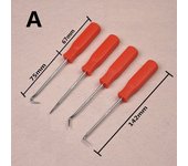 4Pcs/set Car Pick and Hook Set Automotive O Ring Oil Seal Gasket Puller Remover Craft Hand Tool