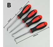 4Pcs/set Car Pick and Hook Set Automotive O Ring Oil Seal Gasket Puller Remover Craft Hand Tool