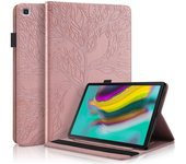 For Samsung Galaxy Tab S5e S5 e Case 10 5 inch Cute 3D Flower Embossed PU Leather Case for Galaxy Tab S5e SM-T725 Tablet Cover