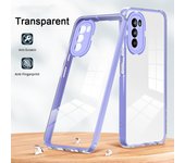 KEYSION Shockproof Clear Case for Motorola MOTO G52 G82 G42 G62 5G G31 G41 G71S Transparent TPU+PC Phone Back Cover for MOTO E32