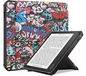 Funda For Kobo Libra 2 Cover 7 inch Cute Painted Leather Stand Protective Smart Cover For Kobo Libra 2 Case Kids
