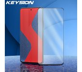 KEYSION Tempered Glass Full Cover for Xiaomi POCO F5 Pro X5 5G X4 GT F4 HD Screen Protective Glass Film for Xiaomi POCO M5S C40