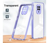 KEYSION Shockproof Clear Case for Redmi Note 9 Pro 9S Transparent TPU Silicone + PC Phone Back Cover for Xiaomi Redmi Note 9S