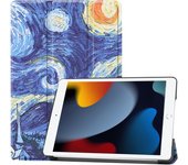 Funda For iPad 10.2 Case Fashion Painted Leather Stand Smart Tablet Cover For iPad 9 8 7 Generation Case 10.2 Inch