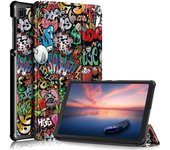 For Samsung Galaxy Tab A7 Lite Case Cute Painted Leather Stand Magnetic Cover For Galaxy Tab A7 Lite 8.7 inch SM T220 T225 Case