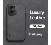 KEYSION Luxury Leather Case for OPPO Find X5 Pro X5 Lite Silicone+PC Shockproof Phone Back Cover for OPPO Find X3 X3 Pro X3 Lite