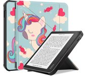 Funda For Kobo Libra 2 Cover 7 inch Cute Painted Leather Stand Protective Smart Cover For Kobo Libra 2 Case Kids