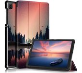 For Samsung Galaxy Tab A7 Lite Case Cute Painted Leather Stand Magnetic Cover For Galaxy Tab A7 Lite 8.7 inch SM T220 T225 Case