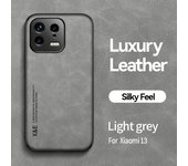 KEYSION Luxury Leather Case for Xiaomi 13 Pro 5G 13 Lite Silicone Shockproof Phone Back Cover for Xiaomi 13 Lite 13 Pro 5G