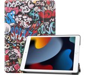 Funda For iPad 10.2 Case Fashion Painted Leather Stand Smart Tablet Cover For iPad 9 8 7 Generation Case 10.2 Inch