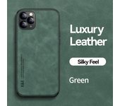 KEYSION Luxury Leather Case for iPhone 11 Pro Max Silicone Shockproof Phone Back Cover for iPhone XS Max XR