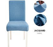Funda de Silla de Tela Jacquard Fundas de Silla de Tamaño Universal para Comedor Banquete de Oficina de Bodas 1 PIEZA