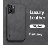 KEYSION Luxury Leather Case for Realme 10 4G 10 Pro+ 10T 9i 5G Silicone+PC Shockproof Phone Back Cover for OPPO Realme 10 Pro 5G