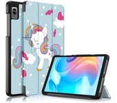 Tablet for Realme Pad Mini Case 8.7 inch 2022 Cute Unicorn Cat Painted Magnetic Flip Stand Funda for Realme Pad Mini Cover