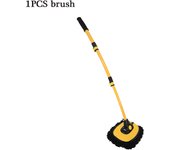 2023 New Car Cleaning Brush 15 Degree Bend Car Wash Brush Telescoping Long Handle Cleaning Mop Chenille Broom Auto Accessories