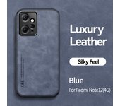 KEYSION Luxury Leather Case for Redmi Note 12 Pro 5G Silicone Shockproof Phone Back Cover for Xiaomi Redmi Note 12 4G 12 Pro+ 5G