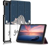 For Samsung Galaxy Tab A7 Lite Case Cute Painted Leather Stand Magnetic Cover For Galaxy Tab A7 Lite 8.7 inch SM T220 T225 Case