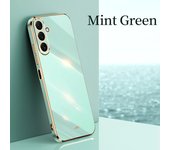KEYSION Luxury Plating Case for Samsung M23 5G M13 4G F23 Silicone Square Shockproof Phone Back Cover for Galaxy A04S A04 A13 5G