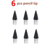 6 Pcs/Set Macaron Everlasting Pencil Unlimited Writing Pencils Eternal Erasable Pencil Kawaii  Pen Stationery School Supplies