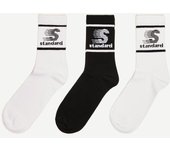 Bershka Pack 3 Calcetines Standard Hombre Blanco