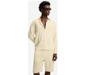 Bershka Camisa Manga Larga Rayas Hombre Xl Amarillo