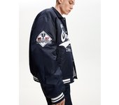 Bershka Cazadora Bomber Varsity Hombre Xl Marino