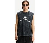 Bershka Camiseta El Niño Sin Mangas Hombre L Gris