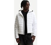Bershka Cazadora Acolchada Ligera Hombre S Blanco