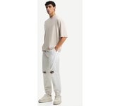 Bershka Jeans Jogger Rotos Hombre Xxs Blanco