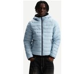 Bershka Cazadora Acolchada Ligera Hombre L Azul Claro