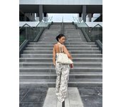 Bershka Bolso Bowling Mujer Piedra