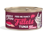 Edgard & Cooper Filetes de Atún y Pollo Grain Free Lata Gatos 12 x 70 gr