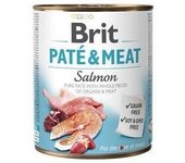Brit Pate y Carne Salmón Grain Free Adult Latas para Perros 6 x 400 gr