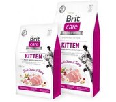 Brit Care Gato Kitten Grain Free Healthy Growth Pollo y Pavo 2 x 7 kg