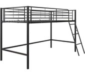 Loft24 Cama nido de 90x200 cm de metal negro