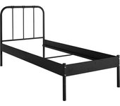 Loft24 Cama nido de 90x200 cm de metal negro