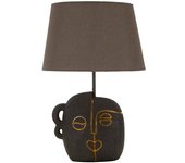 Mauro Ferretti Lámpara de resina negra ø 30,5x46 cm