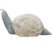 Lorena Canals Puf señor caracol, celeste, 35x95x45 cm