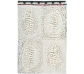 Lorena Canals Alfombra lavable de lana beige 80x200