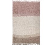 Lorena Canals Alfombra lavable de lana rosa 200x300