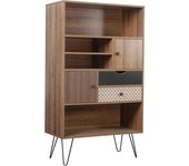 WeHome Mueble librería 2 puertas y 2 cajones