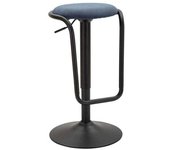 Mauro Ferretti Silla de bar de tela azul ø 41x61 cm