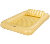 Flamingueo Flotador gigante tumbona pvc amarillo