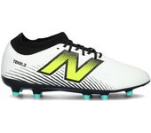 New Balance - Bota de fútbol Tekela Magique FG V4+, Unisex, White-Gold Met.-White, 8,5 USA