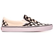 Vans - Zapatilla Classic Slip-On, Hombre, Black-White, 43