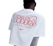 Nike - Camiseta Sportswear Crop Mujer, Mujer, White, L