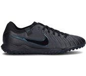 Nike - Bota de fútbol Tiempo Legend 10 Pro Turf, Unisex, Black-Black-Deep Jungle, 9,5 USA