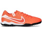 Nike - Bota de fútbol Tiempo Legend 10 Pro Turf, Unisex, Hot Lava-White, 6 USA